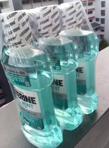 [Bundle of 3] Listerine Mouthwash 1000ml - Cool Mint, Healthy White, Original, Total Care, Green Tea, Gum Care photo review